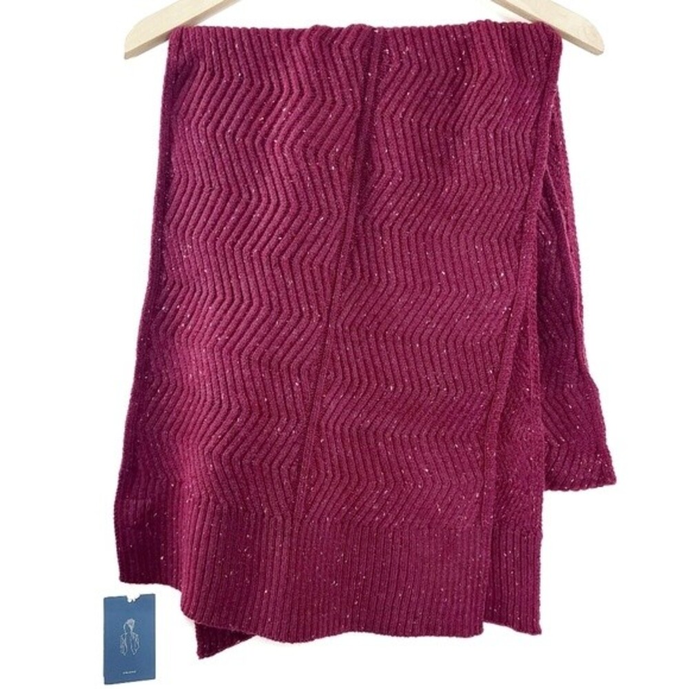 Universal Thread Oblong Speckled Wool Blend Knit Scarf NWT